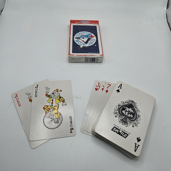 1989 Toronto Blue Jay's Skore Playing Cards Vintage - Picture 1 of 6